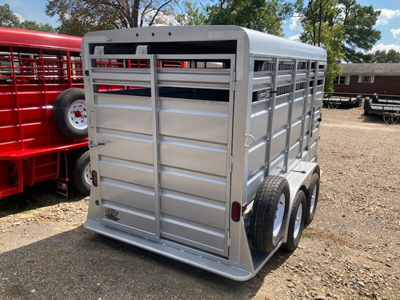 GR 7x14 bumper pull stock 7k Cleated rubber floor Swing slide tail gate $9,995