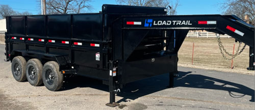 Load Trail, 83??? x 16??? Triple Axle, Low-Pro Dump Trailer, 21K